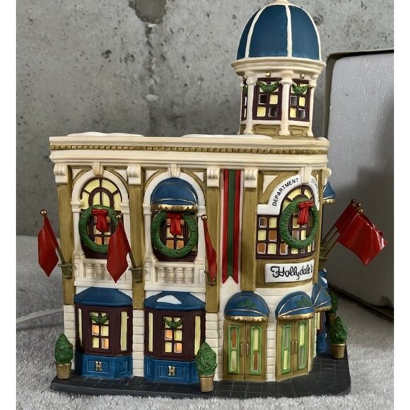 Dept 56 Hollydale's Department Store 55344 Christmas In The City Series Retired - Picture 2 of 9